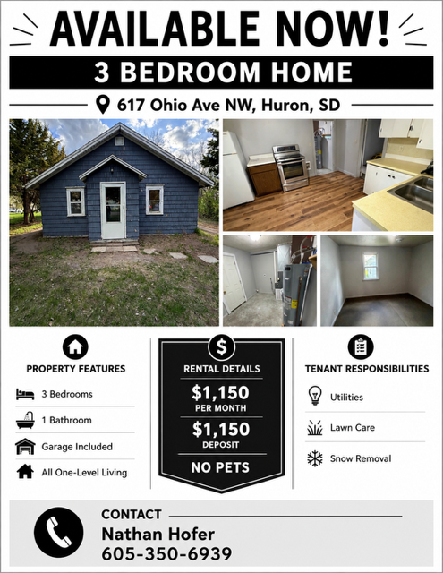 617 OHIO AVE NW HURON SD 57350